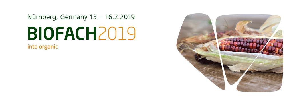 INFORMACJA PRASOWA październik 2018 BIOFACH 2019: BIO i EKO niezmiennie na kursie wzrostu na całym świecie Globalny obrót produktami ekologicznymi szacuje się na ponad 95 mld USD Europa: spodziewane