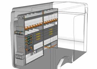 L2 H3 EJEMPLOS E EQUIPMIENTO - PRZYKŁY WYPOSŻENI PROFESSIONL EJEMPLO - PRZYKŁ TR 2418 P1* =2450 P=365 H=1800 mm - =2450 G=365 W=1800 mm EJEMPLO - PRZYKŁ TR 2418 P2* =2450 P=365 H=1800 mm - =2450