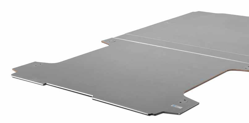 SUELO - POŁOG WOO FLOOR Suelo para vehículo con puerta lateral derecha y paredes de chapa. Podłoga do pojazdów z drzwiami bocznymi po prawej stronie i nadwoziem zamkniętym blaszanym.
