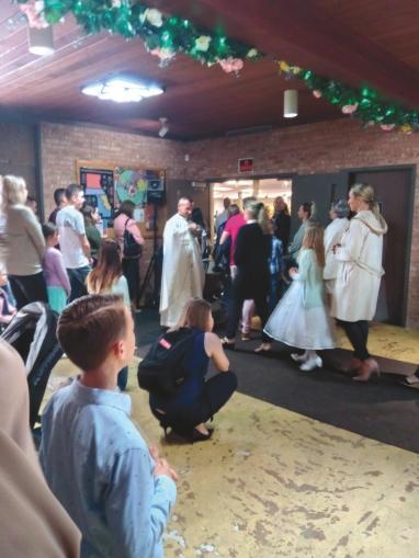 CHURCH RENOVATION 2019 WEEK #2 FIRST MASSES IN PARISH HALL Dear