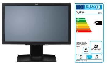 Data Sheet Fujitsu Monitor B22T-7 Pro Zaawansowany monitor: panoramiczny ekran o przekątnej 54,6 cm (21,5 cala) Najlepsze rozwiązania z zakresu ergonomii pracy i oszczędności energii do prac