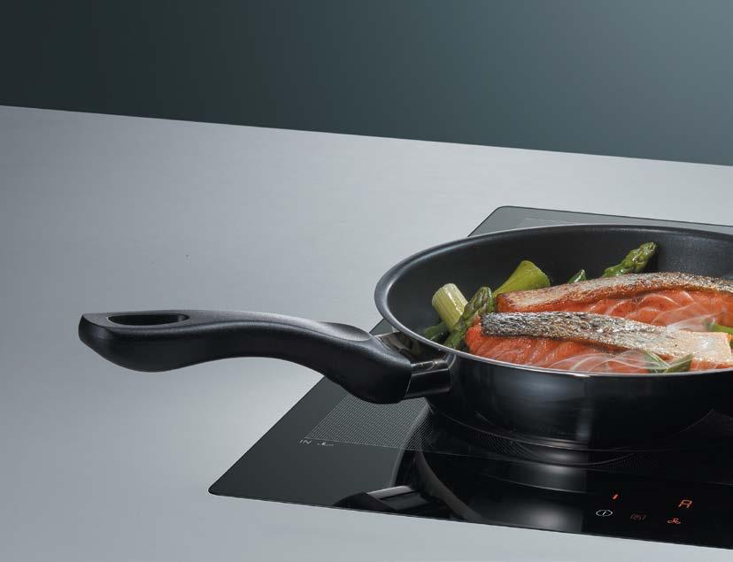 Inspirujący duet płyta z modułem wentylacyjnym. System inductionair łączy dwa wyjątkowe urządzenia płytę flexinduction oraz rewolucyjny, zintegrowany element wentylacyjny.