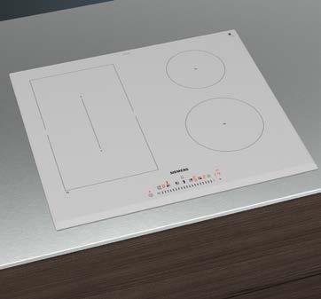 touchslider powermove Funkcja powerboost dla wszystkich stref grzewczych Czasowy wyłącznik bezpieczeństwa Zabezpieczenie przed uruchomieniem przez dzieci 2-stopniowy wskaźnik