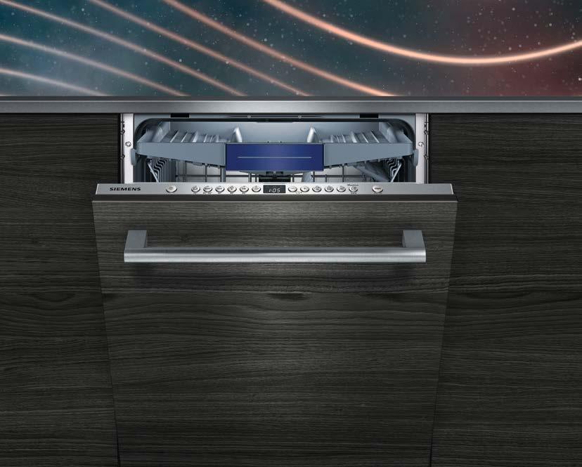 Innowacyjność, komfort i piękno: zmywanie z ekstraklasą. Zmywarki do zabudowy marki Siemens należą do najszybszych i najbardziej ekonomicznych urządzeń w swojej klasie.
