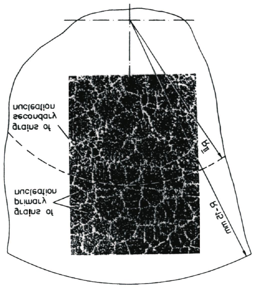 377 Fig. 11. Schematic representation of casting macrostructure cross section.