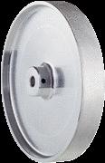 obwód 200 mm BEF-MR10200AP 4084738 Aluminiowe koło pomiarowe ze żłobkowaną powierzchnią poliuretanową do wałka 10