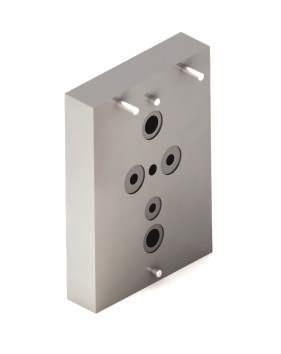 59 zamek E-max tension lock E-max Materiał: ZnAl, aluminium, stal Zastosowanie: profil 80x80, Ø 80, 100x100, 120x120 Waga: