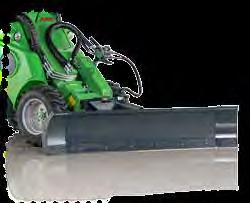 Obsługa komunalna Spychacz ostrokrawędziowy 1400 Wyposażony w hydraulicznie regulowany kąt natarcia, lemiesz spycharki jest idealnym narzędziem do odśnieżania, robót ziemnych i podobnych miejsc