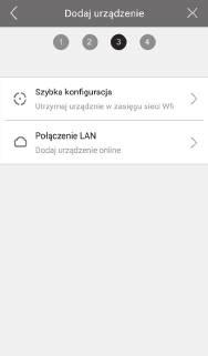 Dodaj urządzenie 1 2 3 4 Wspiera wyłącznie sieć WiFi 2,4 GHz