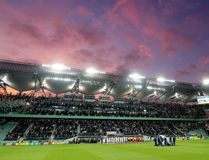 STREFA To zamknięta, prestiżowa przestrzeń Stadionu (152 miejsca) usytuowana w