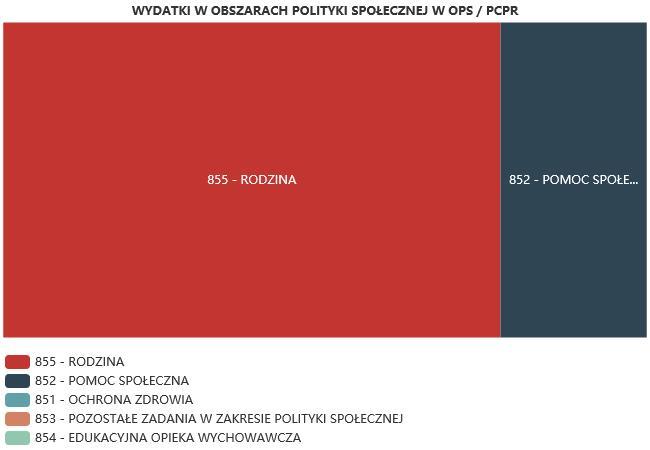 ŚRODKI FINANSOWE NA WYDATKI W POMOCY SPOŁECZNEJ I INNYCH OBSZARACH POLITYKI SPOŁECZNEJ W BUDŻECIE JEDNOSTKI SAMORZĄDU TERYTORIALNEGO (zadania własne i zadania zlecone) W złotych WYSZCZEGÓLNIENIE 217