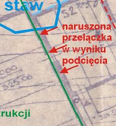 podłożu budynku powodując