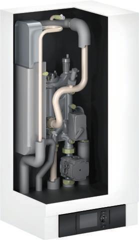 Scroll z regulacją obrotów 4 Czterodrożny zawór przełączający 5 Elektroniczny zawór rozprężny (EEV) 6 Pompa ciepła powietrze / woda typu