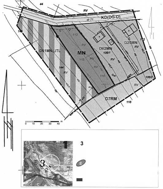 Województwa Ma³opolskiego Nr 438 13012 Wieœ ZAMIEŒCIE - dzia³ki nr 113, 114, 115 Za³¹cznik Nr 5 PLAN 5 skala 1:1000 Wyrys ze studium uwarunkowañ i kierunków zagospodarowania przestrzennego Gminy