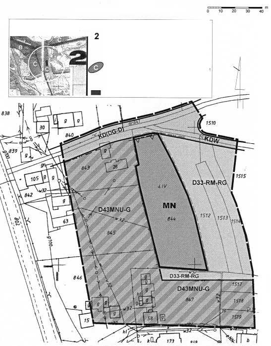 Województwa Ma³opolskiego Nr 438 13013 Wieœ ZAMIEŒCIE - dzia³ka nr 844 Za³¹cznik Nr 6 PLAN 6 skala 1:1000 Wyrys ze studium uwarunkowañ i kierunków zagospodarowania przestrzennego Gminy Tymbark