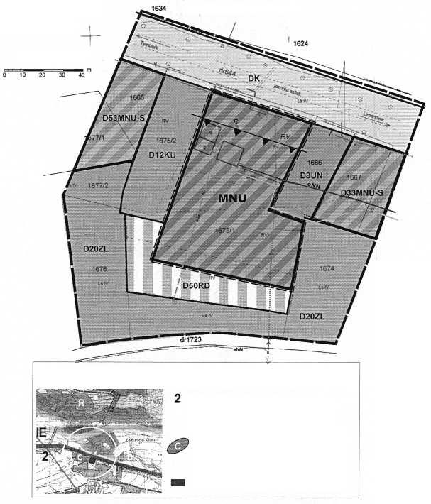 Województwa Ma³opolskiego Nr 438 13014 Wieœ ZAMIEŒCIE - czêœæ dzia³ki nr 1675/1 Za³¹cznik Nr 7 PLAN 7 skala 1:1000 Wyrys ze studium uwarunkowañ i kierunków zagospodarowania przestrzennego Gminy