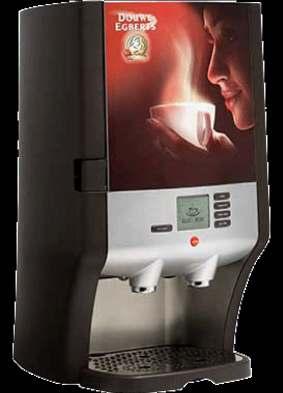 Douwe Egberts Cafitesse Funkcjonalny, ergonomiczny, współczesny design Intuicyjna obsługa Wysoko oceniany przez użytkowników 6 sekund -kawa czarna 9 sekund cappuccino Główne parametry Wysokość: 680