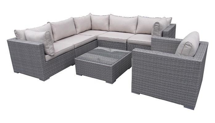 4672,77 BRUTTO 1228,77 BRUTTO Zestaw mebli rattanowych Arlena XL 1249,90