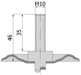 12 12 6 0,034 50 6001 Ø 50 RC-50-16/10 10 16 8 0,041 50 6000 Ø 50 RC-50-20/10 10 20 10 0,054 50 6200 Ø 50