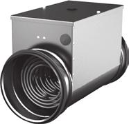 PageNoaters KAnAłoWE DUCT HEATERS EKA KANAŁOWA NAgRZEWNICA ELEKTRYCZNA OKRĄgŁA ELECTRIC ROUND DUCT heater CENA [EUR/szt.] PRICE [EUR/unit] CENA [EUR/szt.