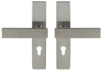 STINLESS STEEL LONG PLTE LEVER HNDLE PREMIUM RNGE ช ดม อจ บก านโยกเพลทยาวสแตนเลสสต ล ร นพร เม ยม LONG PLTE LEVER HNDLE ม อจ บกานโยกเพลทยาว DOOR HNDLE RNGE Lever handles and plate made of stainless