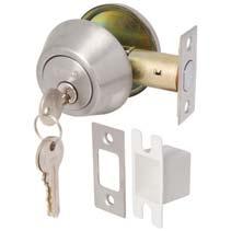 STINLESS STEEL DEDBOLT LOCK - STNDRD RNGE ก ญแจล นตายสแตนเลสสต ล ร นมาตรฐาน DOOR HNDLE RNGE 5 PIN 28-45 Suitable for timber or steel doors with one sided opening Suitable for DIN