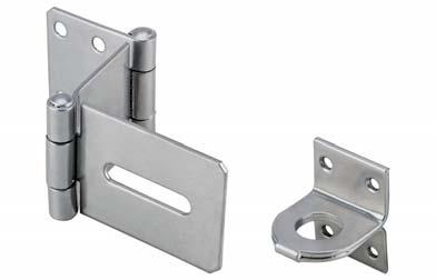 FOLDING HSPS กลอนพ บ vailable with fixing material Made of steel Suitable for wooden door