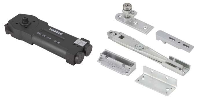 TRNSOM DOOR CLOSER อ ปกรณ โช คประต ส าหร บบานอะล ม เน ยม DOOR HNDLE RNGE Installation djustable closing speed djustable latching action For single or double action aluminium framed doors With