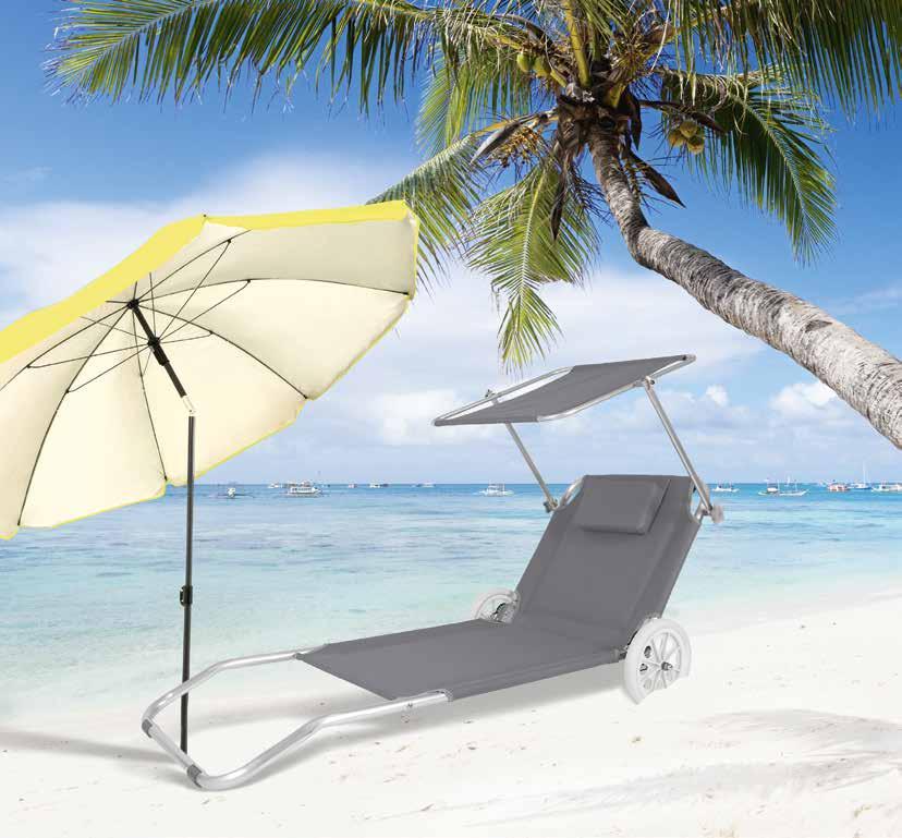 RÓŻNE KOLORY: 35,00 * GARDEN FEELINGS Parasol plażowy bardzo wysoka ochrona UV faktor 50+ wg AS/NZS 4399:1996 z pokrowcem w zestawie średnica: 160 cm; wysokość regulowana: 160 200 cm do wyboru różne
