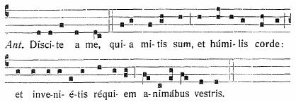 Nauczcie się ode mnie, że jestem łagodny i pokornego serca, a znajdziecie odpoczynek dla dusz swoich. Mt 11,29 Capitulum Ephes.