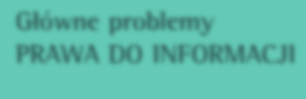 dostęp informacja informacja publiczna tajemnica BIP prywatność zasób informacyjny