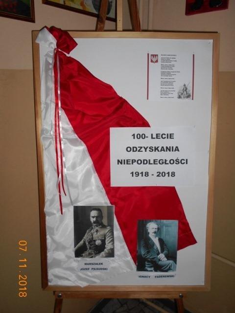 100 LECIE ODZYSKANIA PRZEZ POLSKĘ NIEPODLEGŁOŚCI Z okazji 100-tu lecia Odzyskania przez Polskę