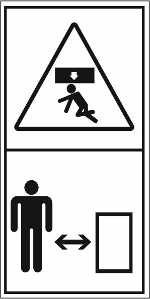 kierować silnego strumienia wody. TABELA 2.1 Nalepki informacyjne i ostrzegawcze LP. SYMBOL ZNACZENIE 1 Uwaga.