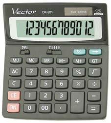 KALKULATORY Kalkulator DK-81 1 pozycyjny wyświetlacz podwójne zasilanie zaokrąglanie wyników obliczanie marży obliczanie sumy końcowej (GT) klawisz cofania klawisz zmiany