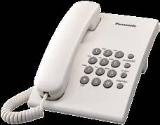 TELEFONY Telefon KX-TG511 przyjazny, 1,4-calowy, matrycowy wyświetlacz LCD podświetlana klawiatura i wyświetlacz LCD włączany