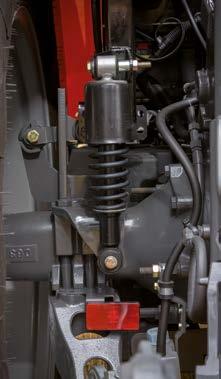 FROM MASSEY FERGUSON Zawory hydrauiczne Dwa zawory do obsługi większości zastosowań Gaz ręczny Bokada echanizu różnicowego i przełączniki napędu na 4 koła Zapaiętanie prędkości obrotowej Deska