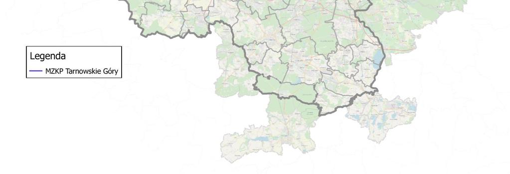 MZKP w Tarnowskich Górach na obszarze GZM