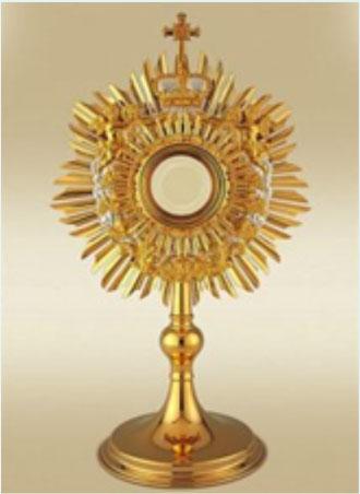 " "How could we not turn to the Blessed Sacrament each day, even if it is only for a few minutes, to bring Him our greetings and our love as children and as brothers". St.