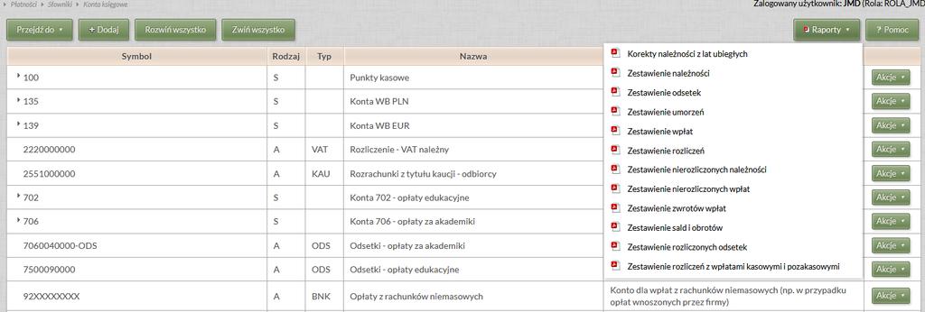 USOSadm USOS dla administracji Płatności za usługi edukacyjne. 1. USOS jako księga pomocnicza do księgi głównej. 2. Definiowanie cennika opłat. 3.