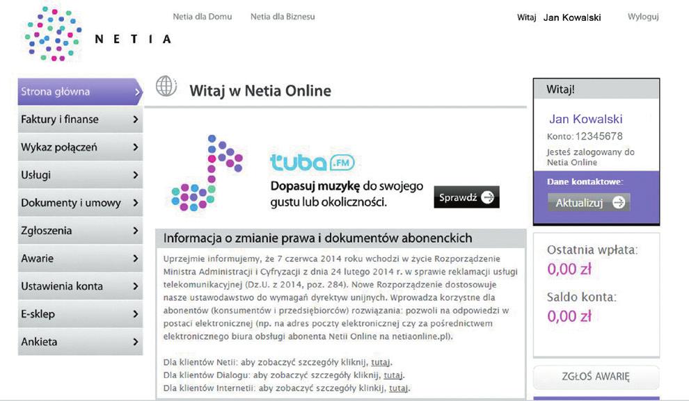 1b. Podłączenie i konfiguracja routera Technicolor TG389ac w technologii GPON Czynności wstępne przygotowanie danych do logowania Do poprawnej konfiguracji routera TechnicolorTG389ac konieczne jest