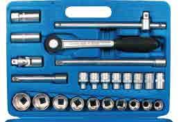 5-13 mm, bity 50 mm: - Torx: T10-T40, - imbus: 2-6 mm, - płaskie: 5-6 mm, bity 65 mm: - płaskie 5 mm, -