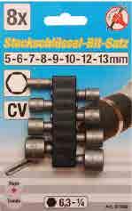 BITY WIELOWPUST SPLINE 10 mm (3/8 ), długość 30 mm. C.18011/5 M5 6,0 zł C.18011/6 M6 6,0 zł C.18011/8 M8 6,0 zł C.18011/10 M10 6,0 zł C.18011/12 M12 8,0 zł C.