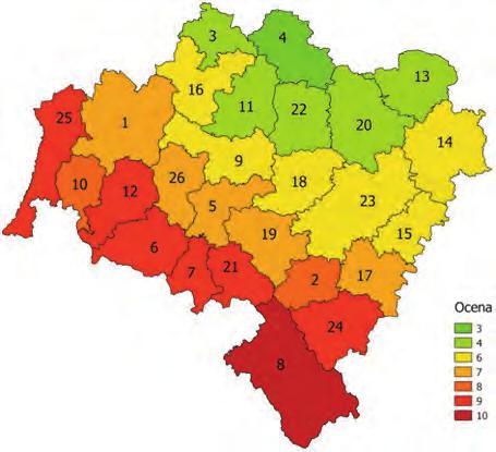zasobów wód powierzchniowych wg tabeli 11; c) punktowa ocena średnich rocznych dyspozycyjnych zasobów wód powierzchniowych w profilach zamykających zlewnie o powierzchni większej od 2500 km 2 wg