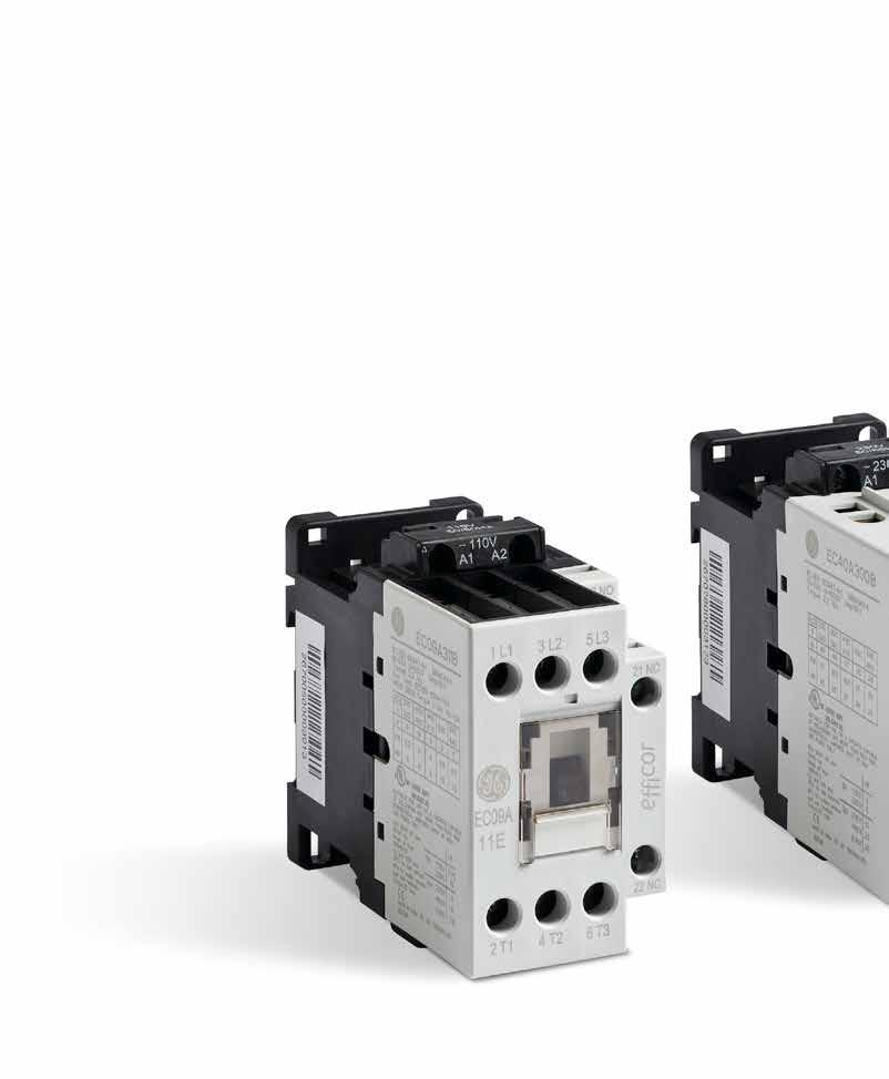 Oszczędność energii Styczniki Optymalizacja działania: kombinacja elektromagnesu i magnesu trwałego z odpowiednio dobrana cewką i sprężyną gwarantuje niskie zużycie energii Korzyści wynikające z