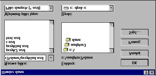 8. Struktura menu Do szybkiego wywołania polecenia służy przycisk Otwórz dane znajdujący się w pasku podstawowych funkcji programu. Polecenie można również wywołać naciskając klawisz F3.