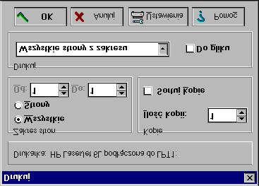 8. Struktura menu Rys. 8.4. Dialog Drukuj Poniżej omówiono znaczenie poszczególnych pól w dialogu. Zakres stron - grupa W grupie należy wybrać zakres stron drukowanych przez drukarkę.