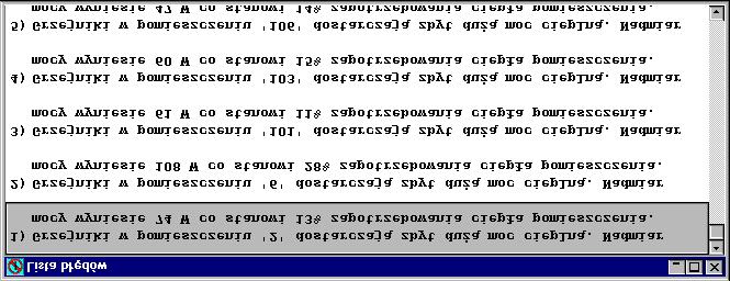 8. Struktura menu 8.4.8. Grzejniki menu Wyniki Wywołanie polecenia powoduje wyświetlenie tabeli Wyniki - Grzejniki z wynikami orientacyjnego doboru wielkości grzejników.