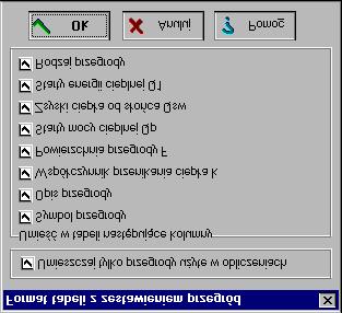 8. Struktura menu Do szybkiego wywołania polecenia służy przycisk Sortuj wyniki znajdujący się w pasku wyników. Zobacz także: Menu Wyniki, menu Obliczenia, Wyniki obliczeń. 8.4.12.