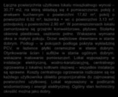 Lokal wyposażony w instalacje: elektryczną,