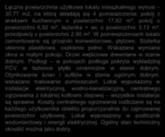 Lokal wyposażony w instalacje: elektryczną,